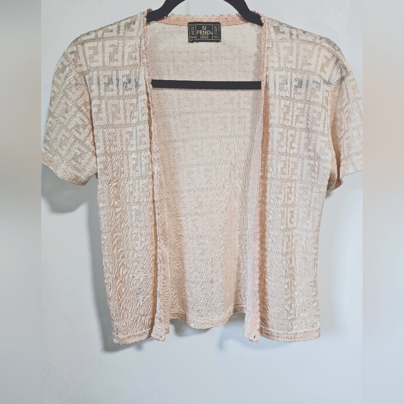 FENDI cropped cardigan - Picture 1 of 6